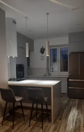 Кухня Софт Серый 3